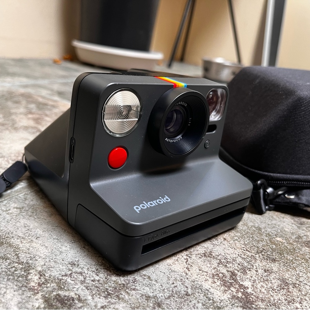 Polaroid Now Instant Camera with Case